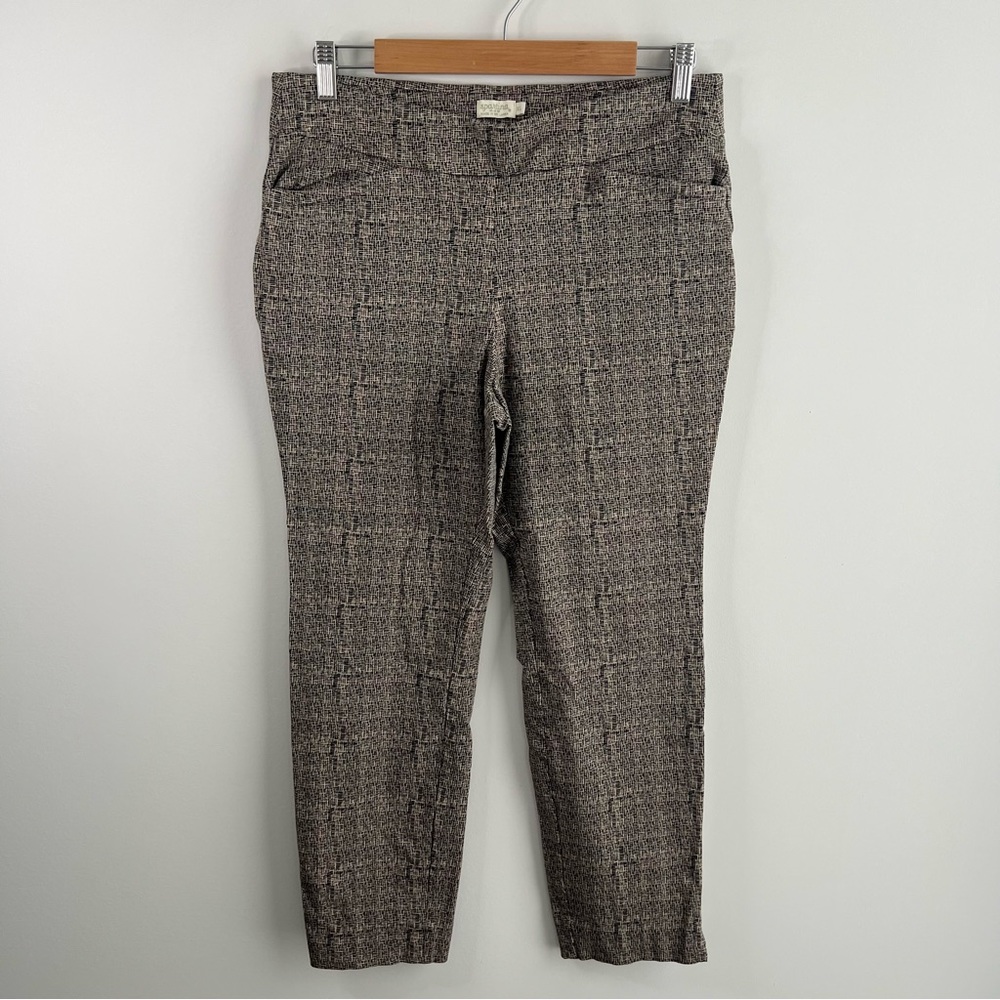Spartina 449 Linden Crosshatch Gray Maren Pull-On Pants XL